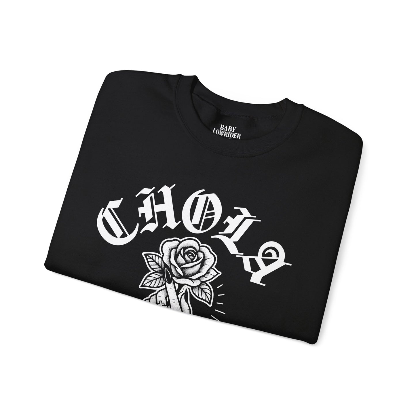 Chola Goth (Crewneck Sweatshirt) - Rose Hand