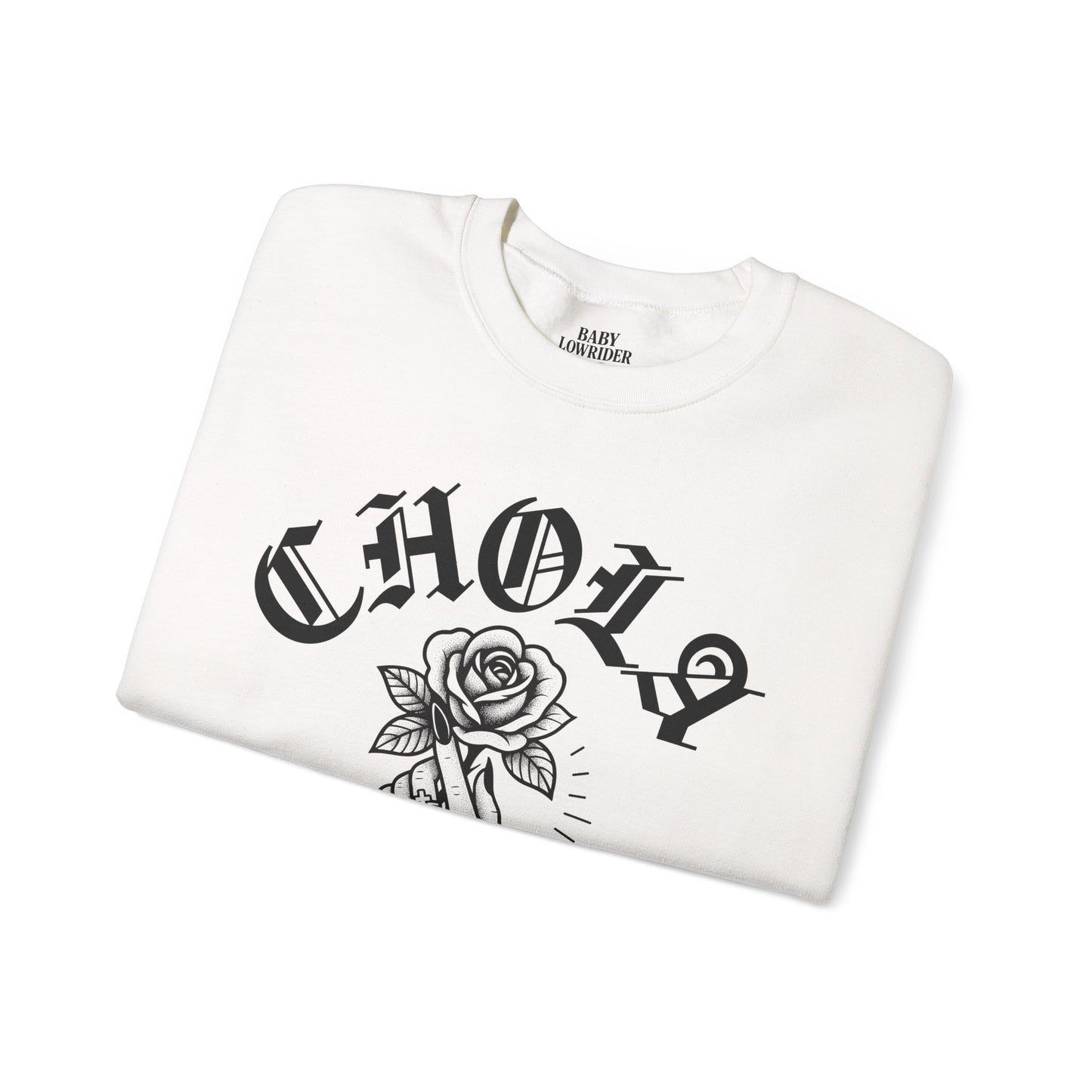 Chola Goth (Crewneck Sweatshirt) - Rose Hand