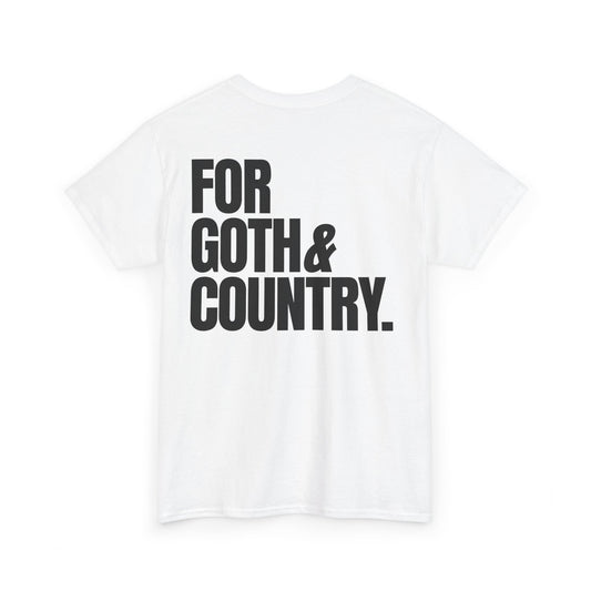 Goth Country U.S.A. (Heavy Cotton T-Shirt) - Spiderweb Flag