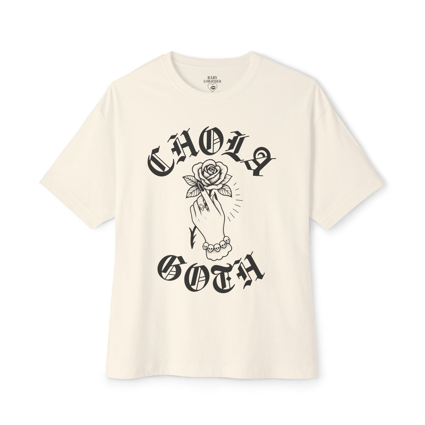 Chola Goth (Oversized Tee) - Rose Hand