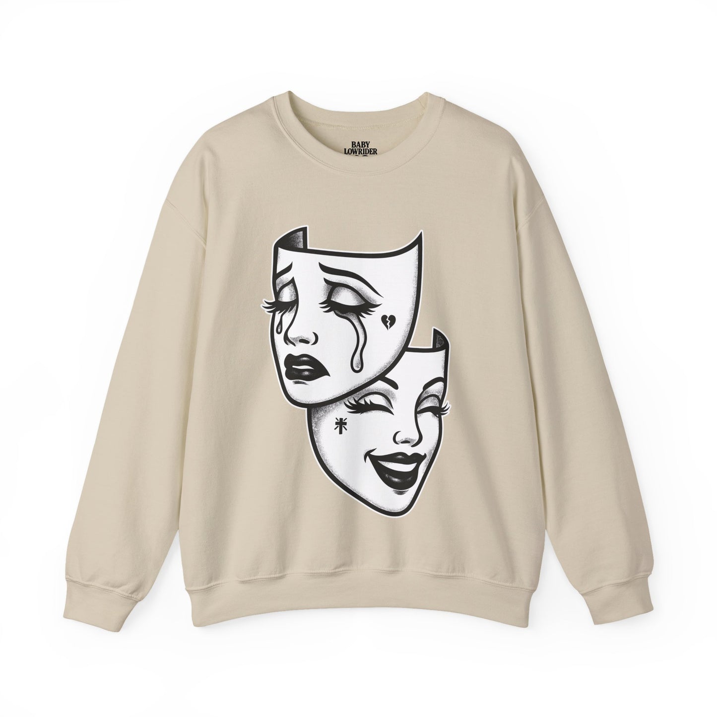 It Ain't Easy, Girls (Crewneck Sweatshirt) - Cry Now, Smile Later